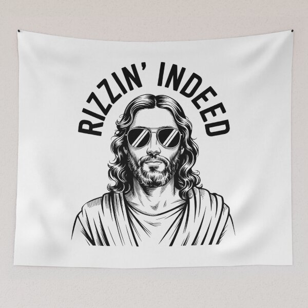 Item preview, Rizzin' Indeed Funny Jesus He Is Rizzin' Easter Christian designed and sold by DentistLegal.