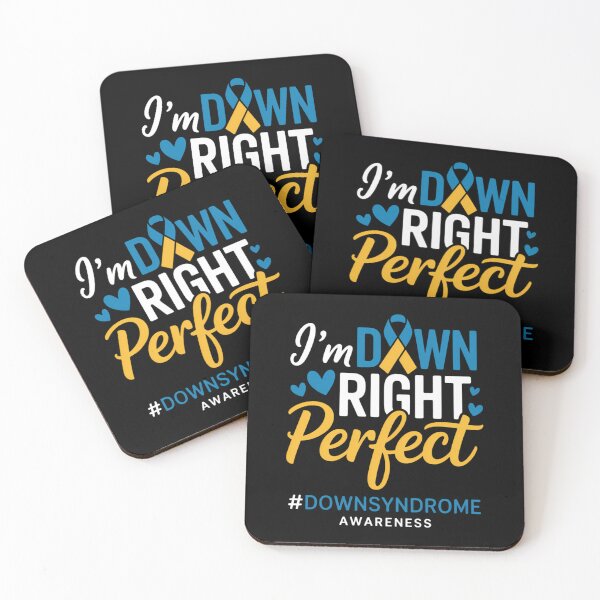 Item preview, Down Right Perfect World Down Syndrome Awareness Day Ribbon designed and sold by DentistLegal.