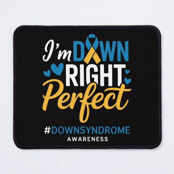 Item preview, Down Right Perfect World Down Syndrome Awareness Day Ribbon designed and sold by DentistLegal.