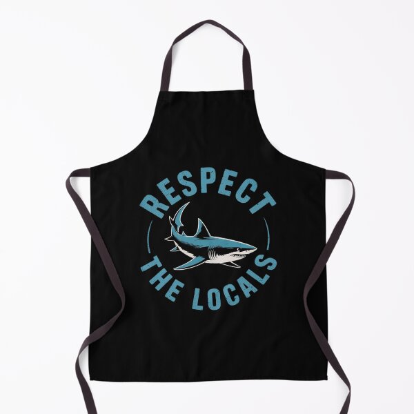 Item preview, Respect The Locals Shark Ocean Animal Rights Biology Life  designed and sold by BeetleMalon.