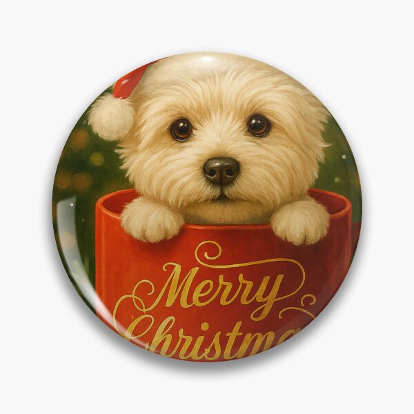 Item preview, Adorable Westie in Christmas Mug designed and sold by GivingJoy.