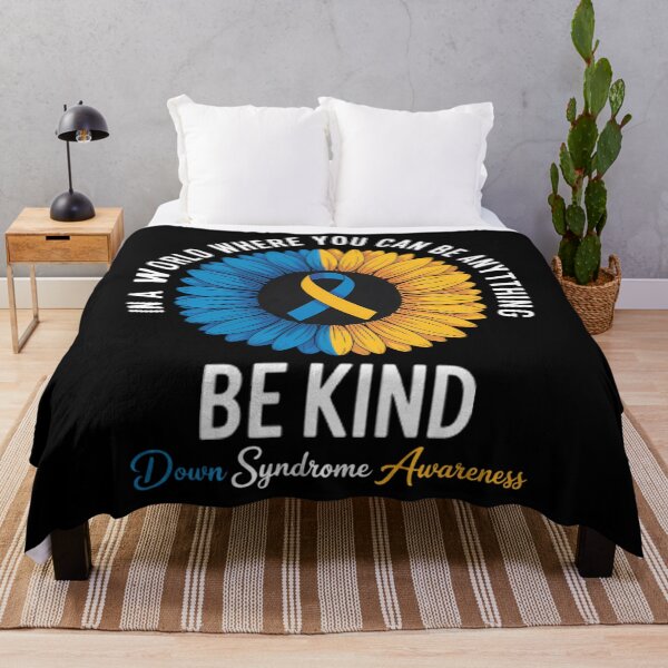 Item preview, Be Kind Down Syndrome Awareness Ribbon Sunflower Kindness designed and sold by DentistLegal.