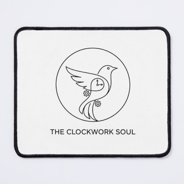 Item preview, The Clockwork Soul – Minimal Mechanical Bird Logo designed and sold by MBDArtline.