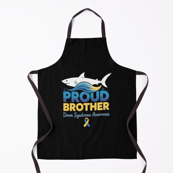 Item preview, Proud Brother World Down Syndrome Awareness Day Shark designed and sold by DentistLegal.
