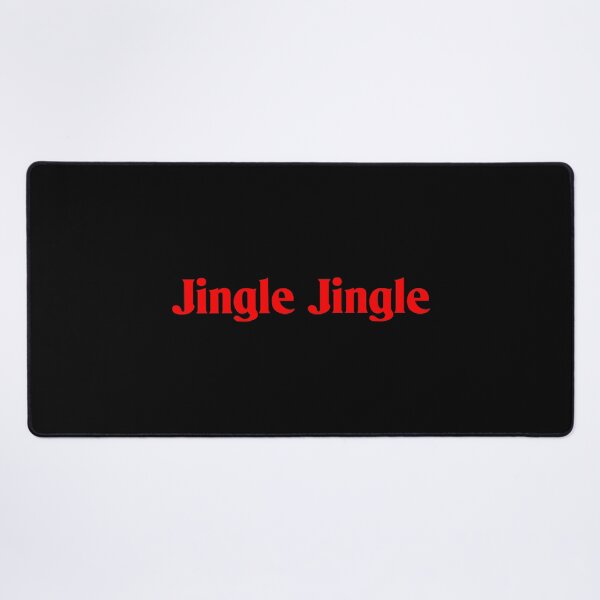 Item preview, Jingle Jingle Red Text on Black designed and sold by Art in My Loft.