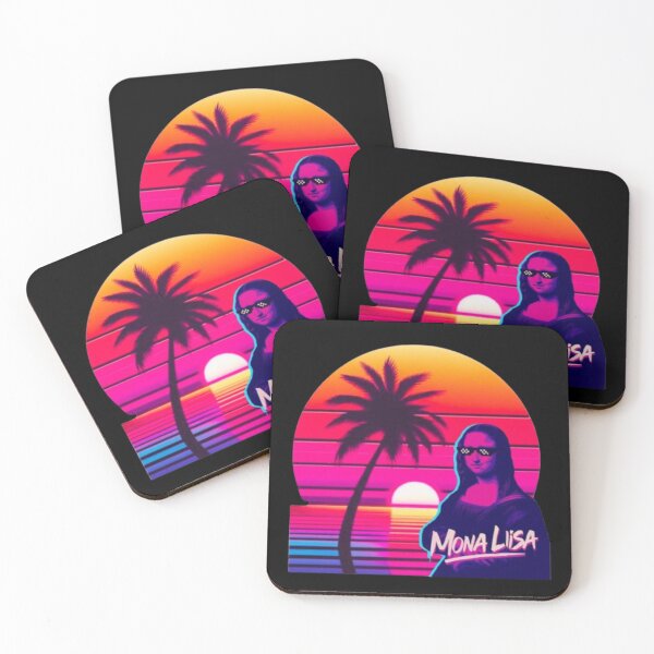 Item preview, MONA LISA SUNSETWAVE designed and sold by Wawan35200.