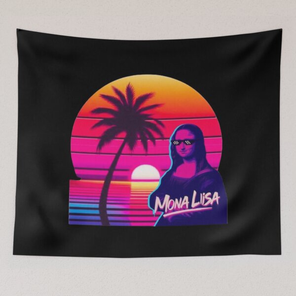 Item preview, MONA LISA SUNSETWAVE designed and sold by Wawan35200.
