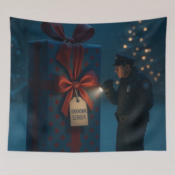 Item preview, The Suspicious Gift in the Snow designed and sold by Sartawsky.