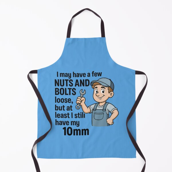 Item preview, Loose Nuts and Missing 10mm – Funny Mechanic Quote Design designed and sold by BrainLag Studio.