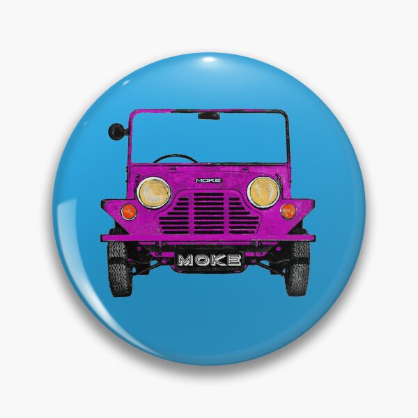 Item preview, Classic vintage Mini Moke pop art pink  designed and sold by Kludoman.