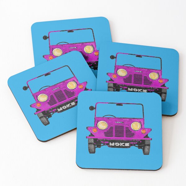 Item preview, Classic vintage Mini Moke pop art pink  designed and sold by Kludoman.