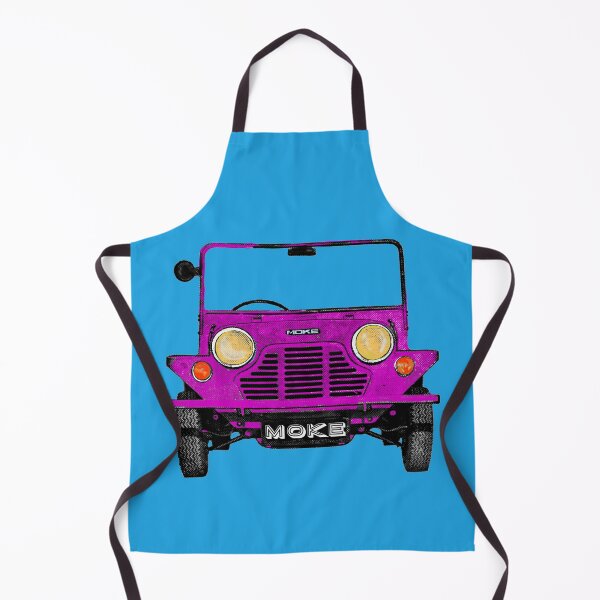 Item preview, Classic vintage Mini Moke pop art pink designed and sold by Kludoman.