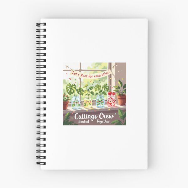 Item preview, Let’s Root for Each Other – Cute Plant Propagation Sticker for Plant Lovers, Kawaii Houseplant Cuttings, Botanical Pun Art designed and sold by WhimsyByPaul.redbubble.com.