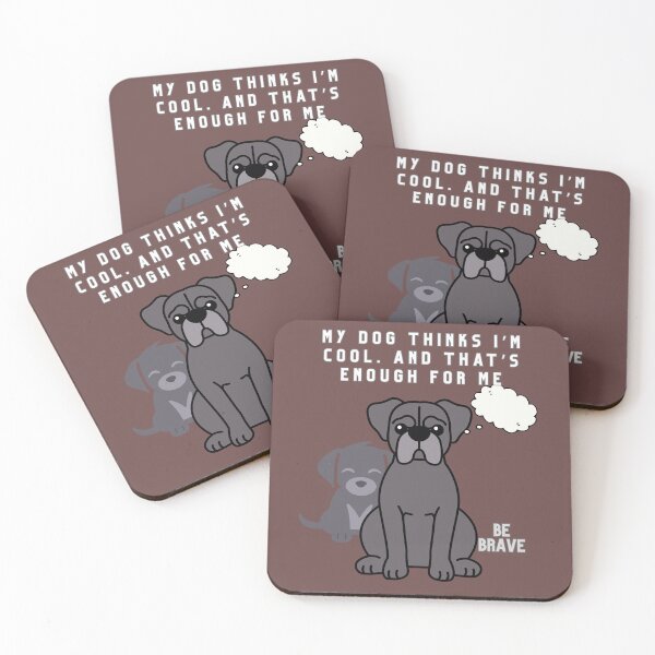 Item preview, My Dog Thinks I'm Cool - Puppy & Little Pup Art. designed and sold by LunaPrintCo.