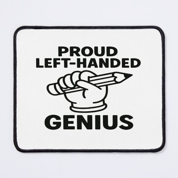 Item preview, Proud Left-Handed Genius | Funny Lefty Doodle Sticker designed and sold by Gurjeetpixelart.