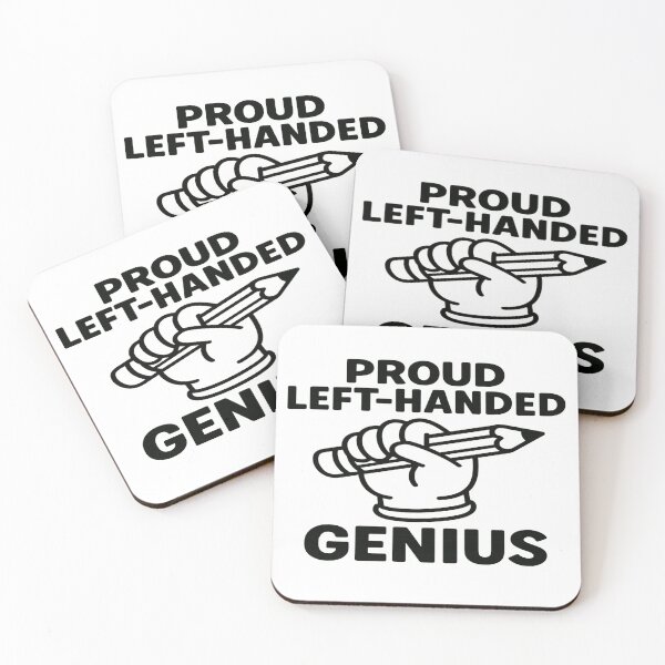 Item preview, Proud Left-Handed Genius | Funny Lefty Doodle Sticker designed and sold by Gurjeetpixelart.