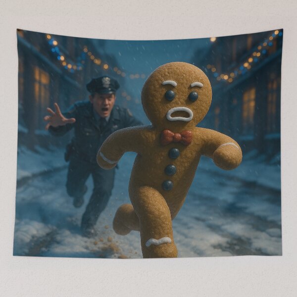 Item preview, Gingerbread Man Chase designed and sold by Sartawsky.