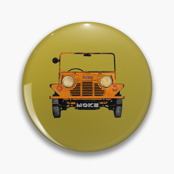 Item preview, Classic vintage Mini Moke pop art orange designed and sold by Kludoman.