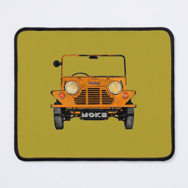 Item preview, Classic vintage Mini Moke pop art orange designed and sold by Kludoman.