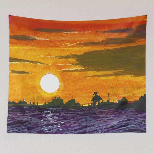 Item preview, Sunset and Skyline of Gulfport 2025 2 designed and sold by chadtheartist.