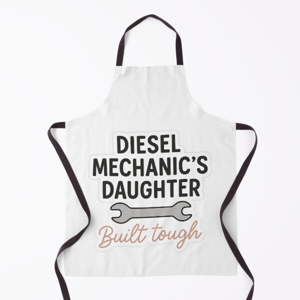 Item preview, Diesel Mechanic's Daughter | Built Tough Feminine Mechanic Sticker designed and sold by Gurjeetpixelart.