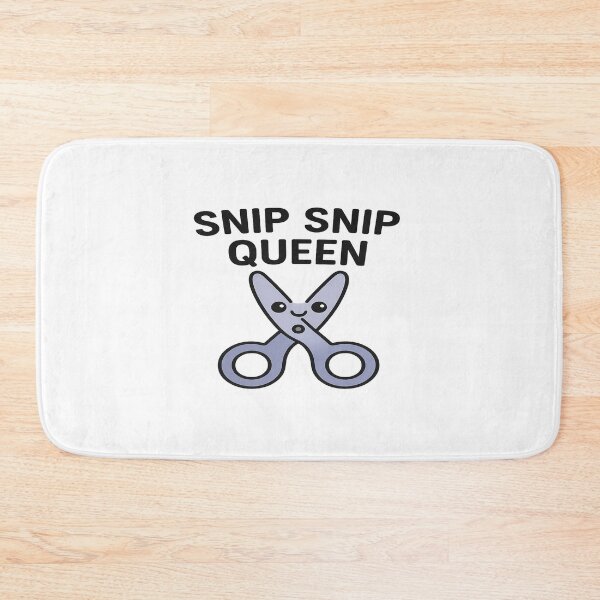 Item preview, Snip Snip Queen | Cute Hairstylist Scissors Kawaii Sticker designed and sold by Gurjeetpixelart.