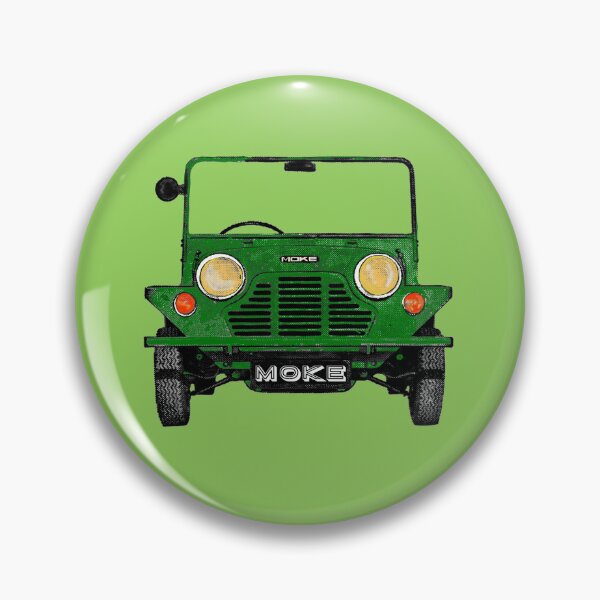 Item preview, Classic vintage Mini Moke pop art dark army green  designed and sold by Kludoman.