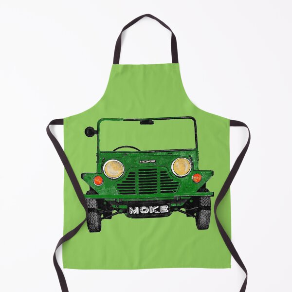 Item preview, Classic vintage Mini Moke pop art dark army green designed and sold by Kludoman.
