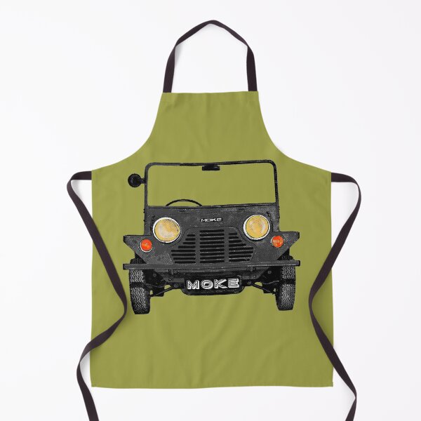 Item preview, Classic vintage Mini Moke pop art charcoal grey / black designed and sold by Kludoman.