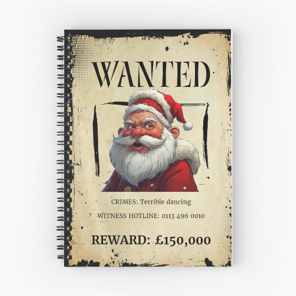 Item preview, Santa Claus is Wanted designed and sold by AlphaPrint2410.