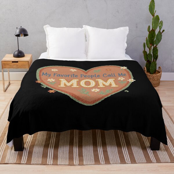 Item preview, My Favourite People Call Me Mom – Cute Family Quote Gift Design for Moms designed and sold by JustCrafted.