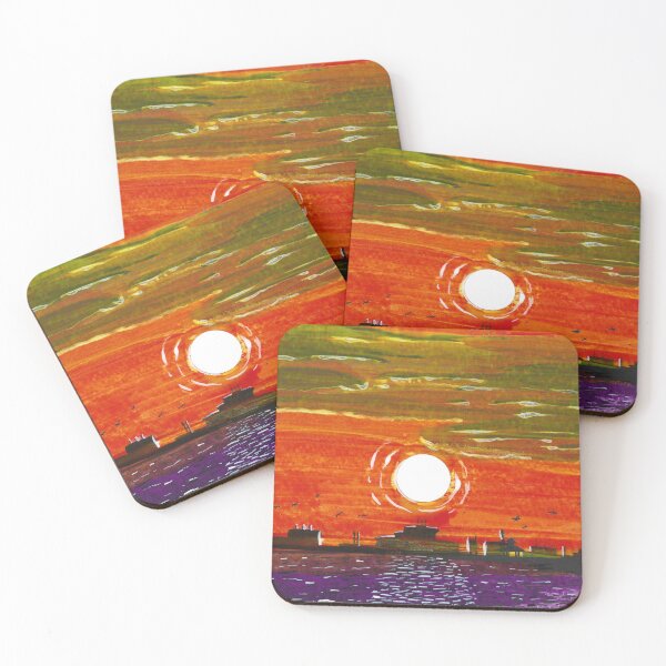 Item preview, Sunset and Skyline of Gulfport 2025 4 designed and sold by chadtheartist.