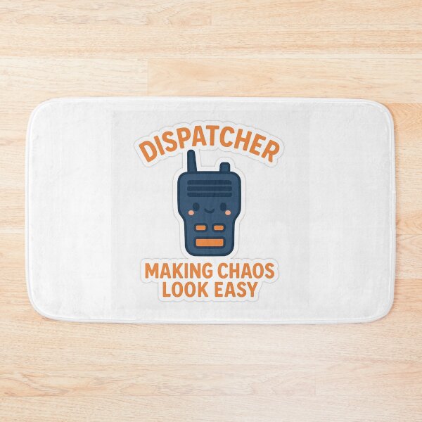 Item preview, Dispatcher – Making Chaos Look Easy | Cute Walkie-Talkie Work Sticker designed and sold by Gurjeetpixelart.