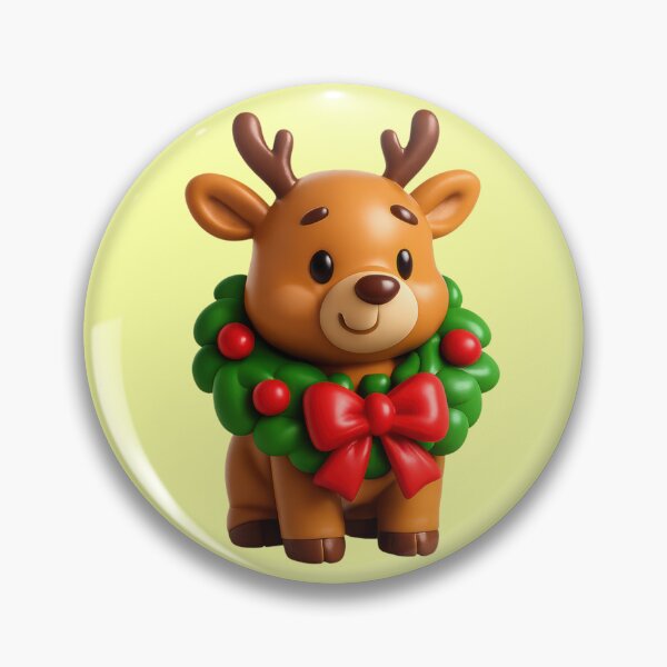 Item preview, Cute reindeer with Advent wreath designed and sold by Mauswohn.
