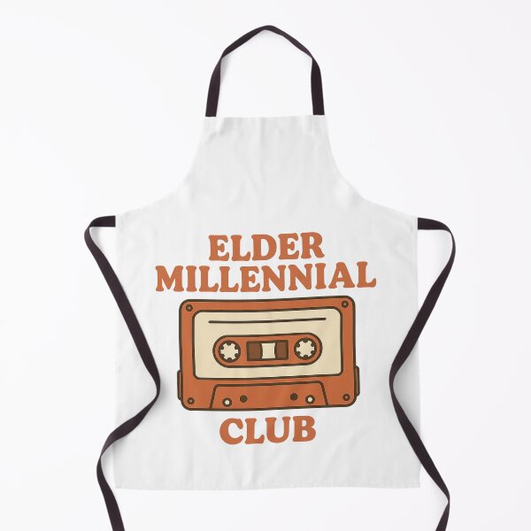 Item preview, Elder Millennial Club | Retro Cassette Tape Nostalgia Sticker designed and sold by Gurjeetpixelart.