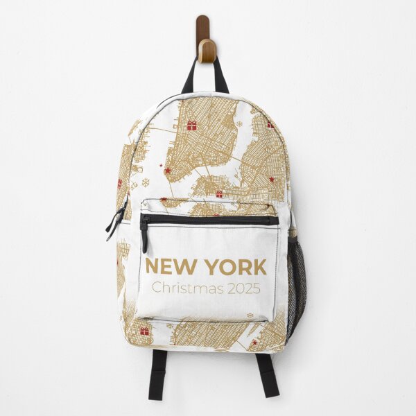 Item preview, Minimalist Christmas Map of New York – Gold Line City Design designed and sold by Iras-Art-Corner.