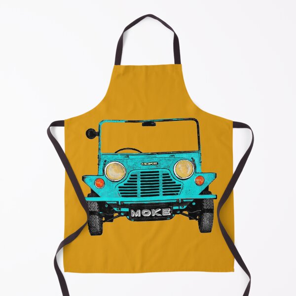 Item preview, Classic vintage Mini Moke pop art light blue / turquoise designed and sold by Kludoman.