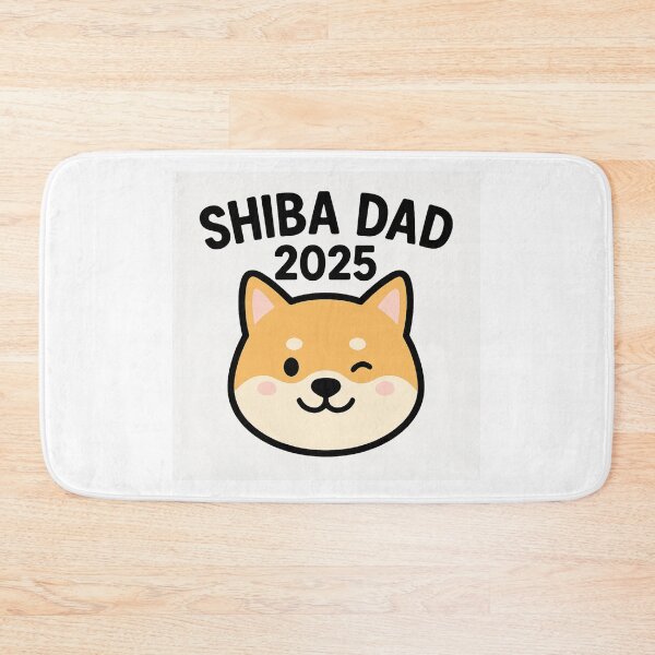 Item preview, Shiba Dad 2025 | Cute Shiba Inu Winking Dog Lover Sticker designed and sold by Gurjeetpixelart.