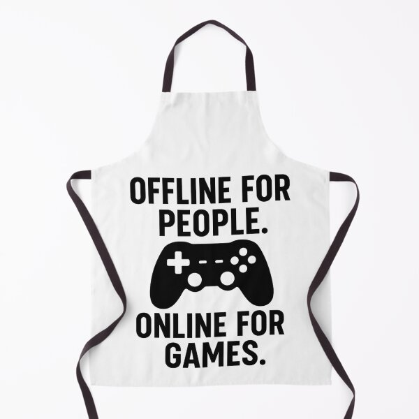 Item preview, Offline For People, Online For Games | Minimal Gamer Controller Sticker designed and sold by Gurjeetpixelart.