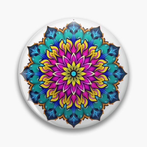Aperçu de l'œuvre Motif mandala coloré créée et vendue par Gradasdaughter.