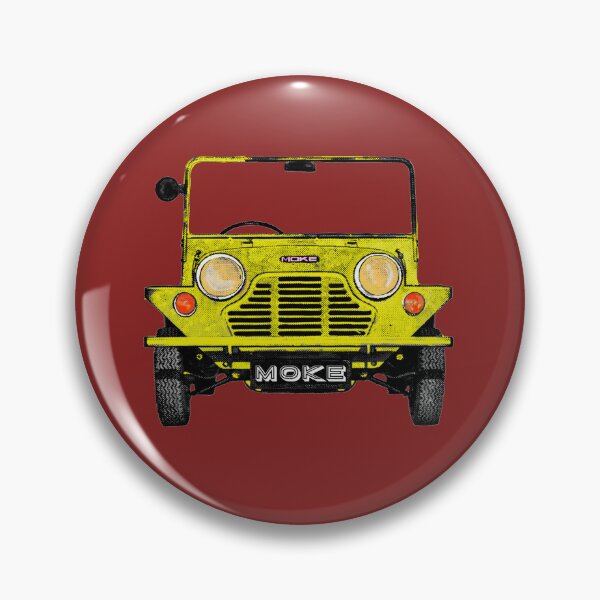 Item preview, Classic vintage Mini Moke pop art yellow designed and sold by Kludoman.