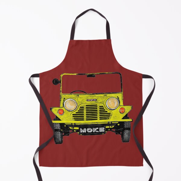 Item preview, Classic vintage Mini Moke pop art yellow designed and sold by Kludoman.