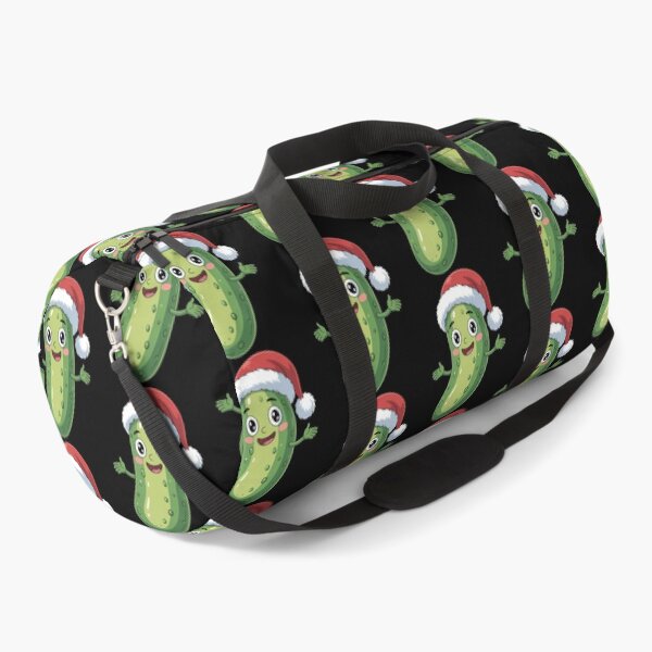 Item preview, Fuuny Pickles Wearing Santa Hat Cute Holiday Humor Christmas designed and sold by ConnieDora.