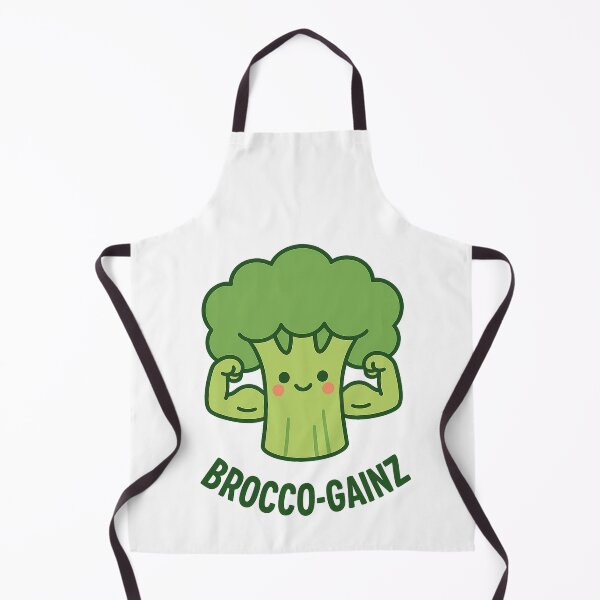 Item preview, Brocco-Gainz | Funny Broccoli Bodybuilder Kawaii Sticker designed and sold by Gurjeetpixelart.