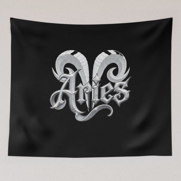 Item preview, Silver Aries Zodiac Emblem designed and sold by ZodiacWonders.