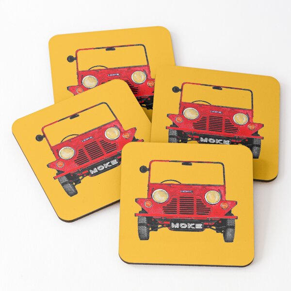 Item preview, Classic vintage Mini Moke pop art red designed and sold by Kludoman.