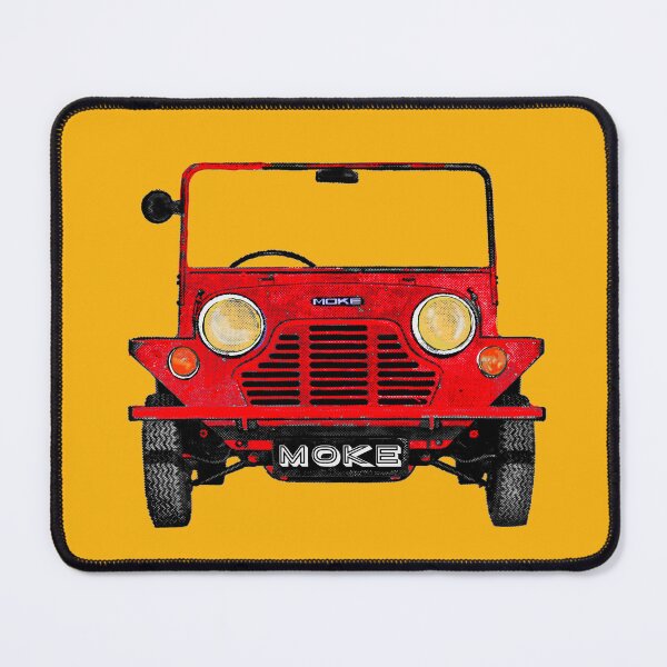 Item preview, Classic vintage Mini Moke pop art red designed and sold by Kludoman.