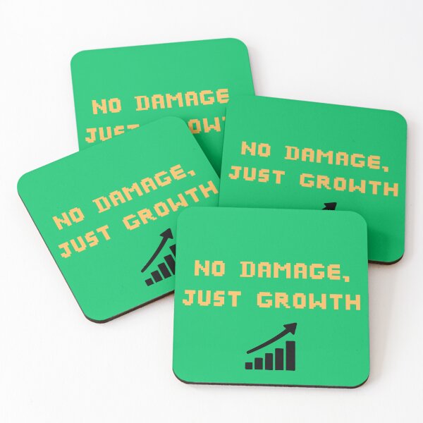 Item preview, No Damage Just Growth designed and sold by JJLetterDesigns.