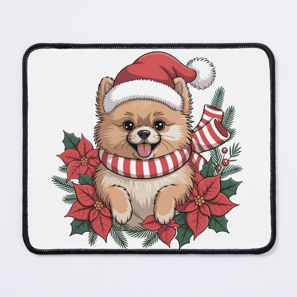 Item preview, Pomeranian Christmas – Cozy Holiday Pup designed and sold by JessArty ⭐⭐⭐⭐⭐.