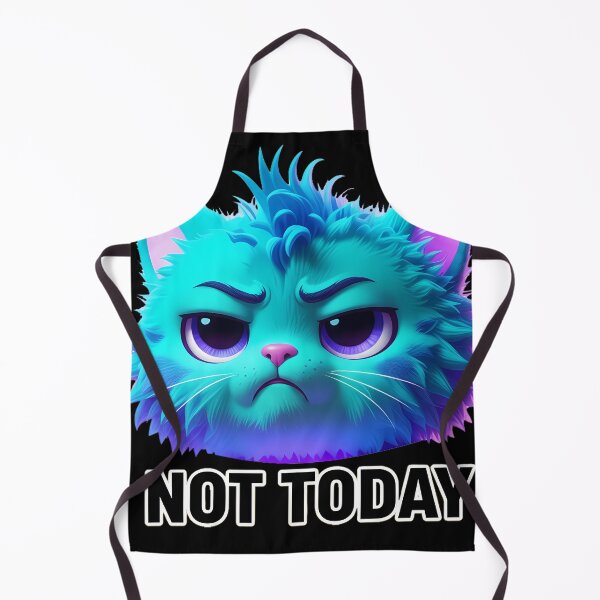 Item preview, Not Today – Grumpy Cat Mood Meme Sticker designed and sold by Catzy Live®.